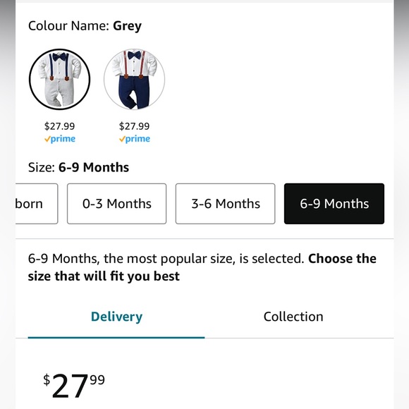 Infant 6-9 month gentleman party outfit - Picture 5 of 7